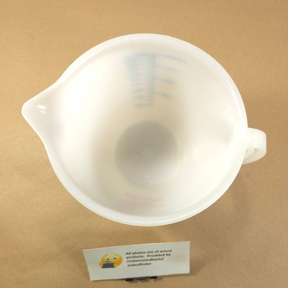 Vintage Tupperware Bundle #1288 Mix-N-Store Pitcher #1200 Strainer Yellow - Picture 4 of 9